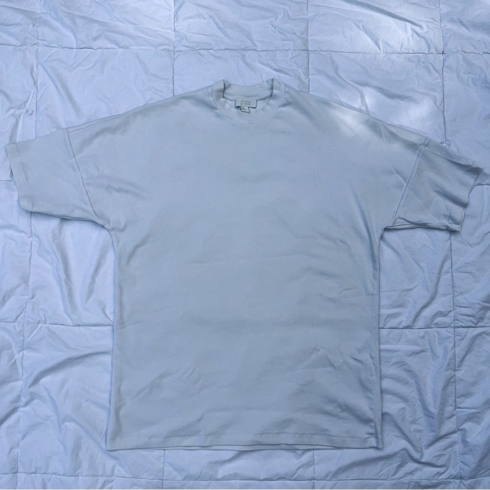 COS | Men's Cream Short Sleeve Tee Size Small